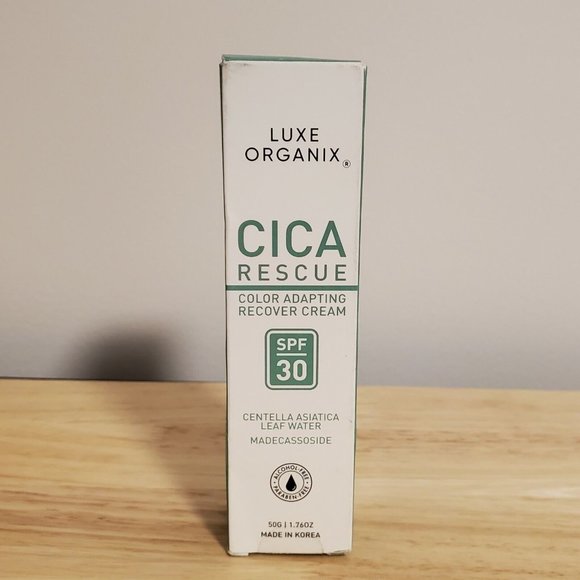 Luxe Organix Cica Rescue Color Adapting Cream, SPF 30 1.7 fl oz EXP.06/2023 - Picture 1 of 4
